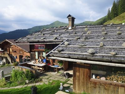 Alpenhutten en bergrestaurants