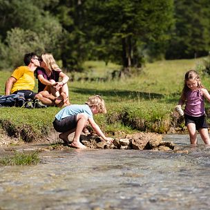 Family holiday in the summer