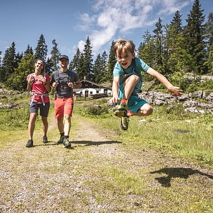 Family holiday in the summer