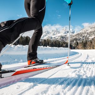 Open cross-country ski trails
