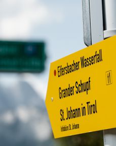 Eifersbacher waterfall - St. Johann in Tirol region