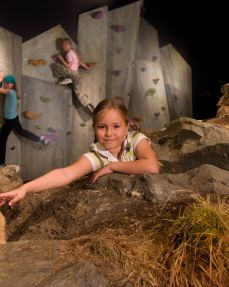 National Park realms-Hohe-Tauern-girl-at the-Marmot Cave-c-Franz Reifmüller