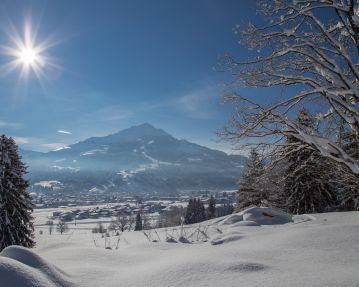 Photo of the town of St. Johann in the winter - St. Johann in Tirol region