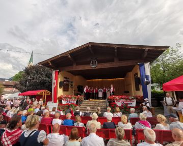 Pavillon im Ortszentrum von Kirchberg