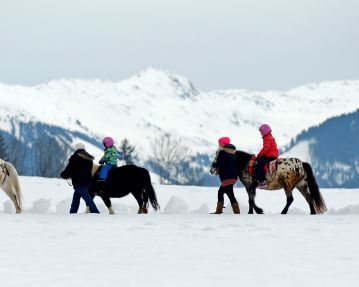 Pony hiking Itter Hohe Salve Winter