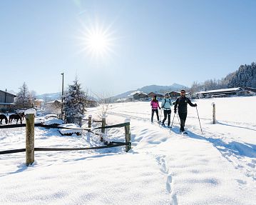 Schneeschuhwandern am Penningberg in der Region Hohe Salve