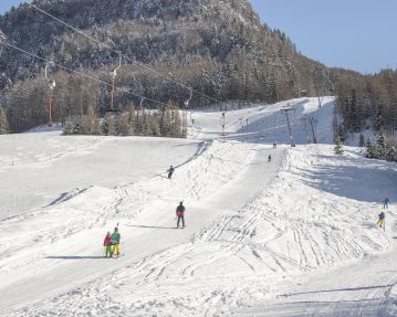 Erpfendorf ski lift at the Lärchenhof - St. Johann in Tirol region