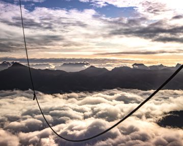 Above the clouds