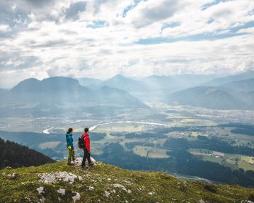 Hiker on the Hundsalmjoch in Holiday Region Hohe Salve