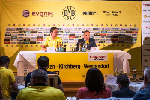 BVB Trainingslager Pressekonferenz