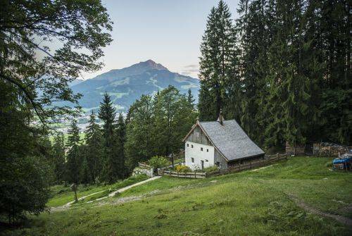 Einsiedelei hermitage in the summer - St. Johann in Tirol region