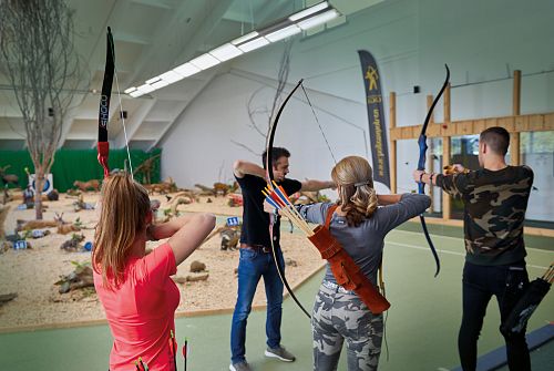 Indoor-Bogenschießen