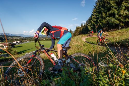 KAT Bike-Kitzbühel-Alps-Mountain bikers on the Fleckalmtrail-stage 3(c)E-Haiden (1)