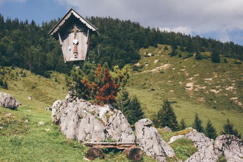 Kaiserbach valley nature reserve in Kirchdorf in Tirol