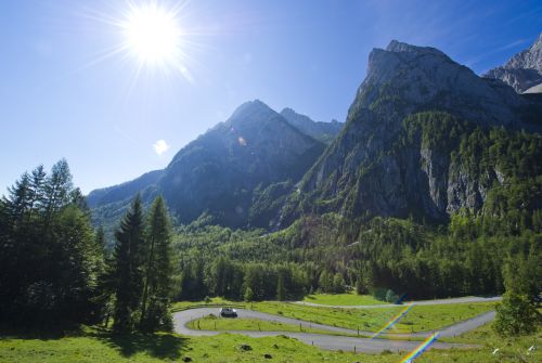 Kaiserbach valley nature reserve in Kirchdorf in Tirol