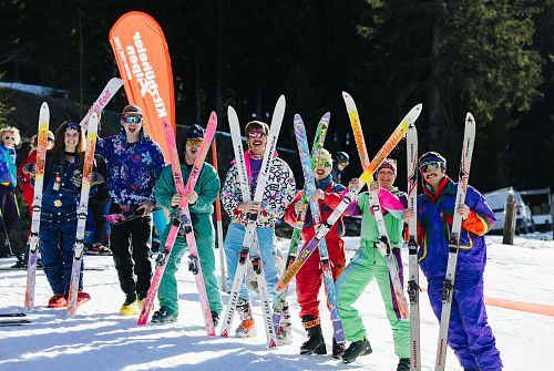 Retro Skitag in der Region Hohe Salve