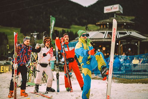 Retro Skidag in de regio Hohe Salve