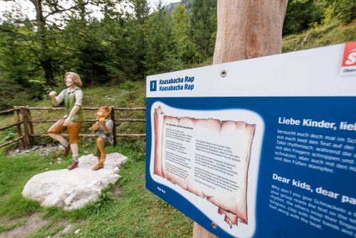 Schnackler adventure trail in Kaiserbach valley - St. Johann in Tirol region