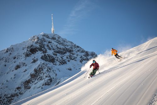 Skifahren am Kitzbüheler Horn - Region St. Johann in Tirol