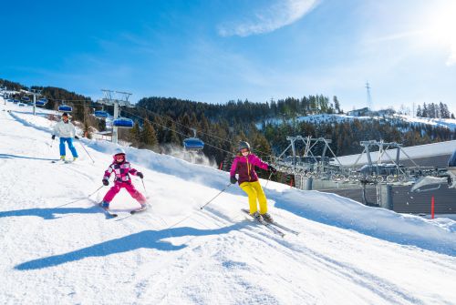 Skifahren Hohe Salve Familie