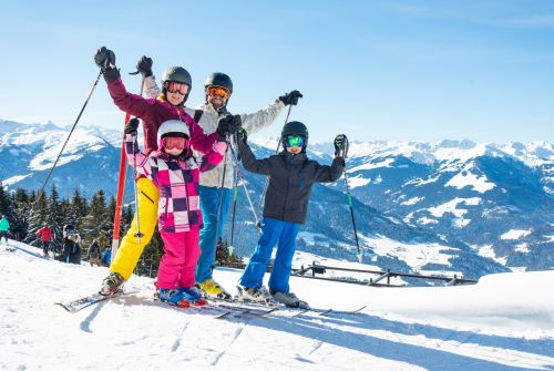 Skifahren mit der Familie Hohe Salve