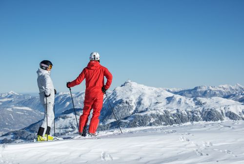 Skiing with dreamy views to the Kitzbüheler Horn