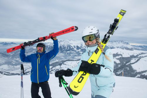 Skiers SkiWelt Wilder Kaiser - Brixental