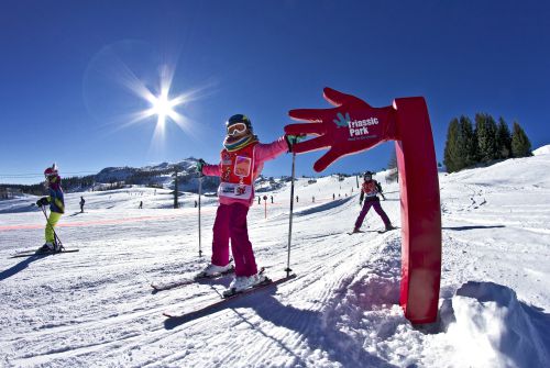 Skiing: Funline on the Waidringer Steinplatte