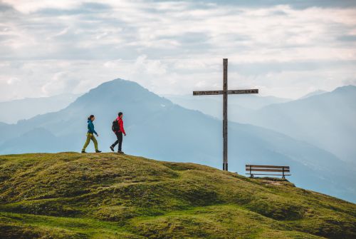 Hiker on the Buchacker in Holiday Region Hohe Salve